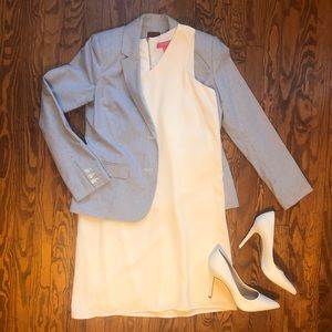 EUC Catherine Malandrino white sleeveless shift 6